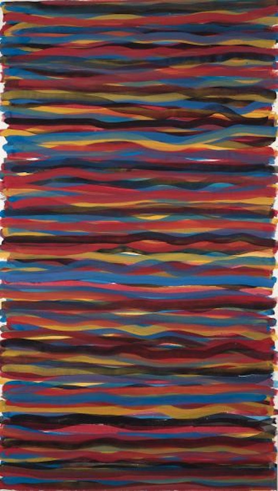 Horizontal Brushtrokes by Sol LeWitt