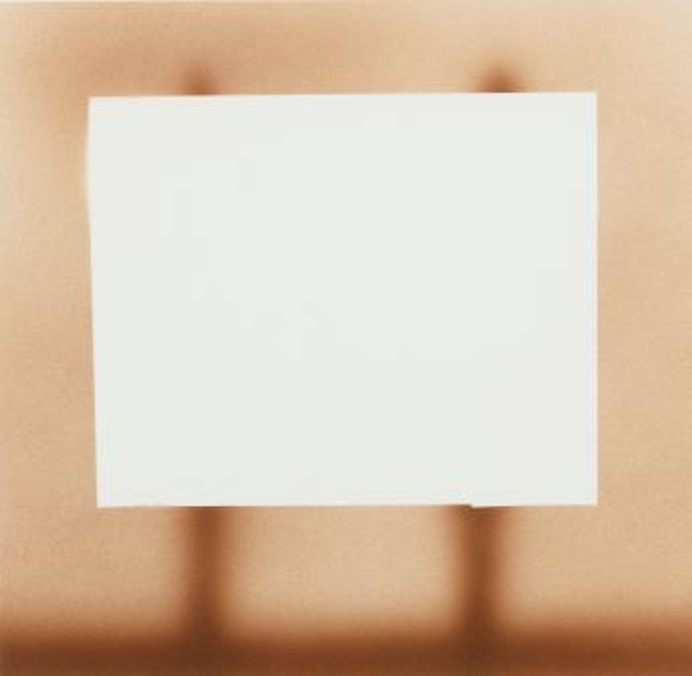 Space For Message by Ed Ruscha