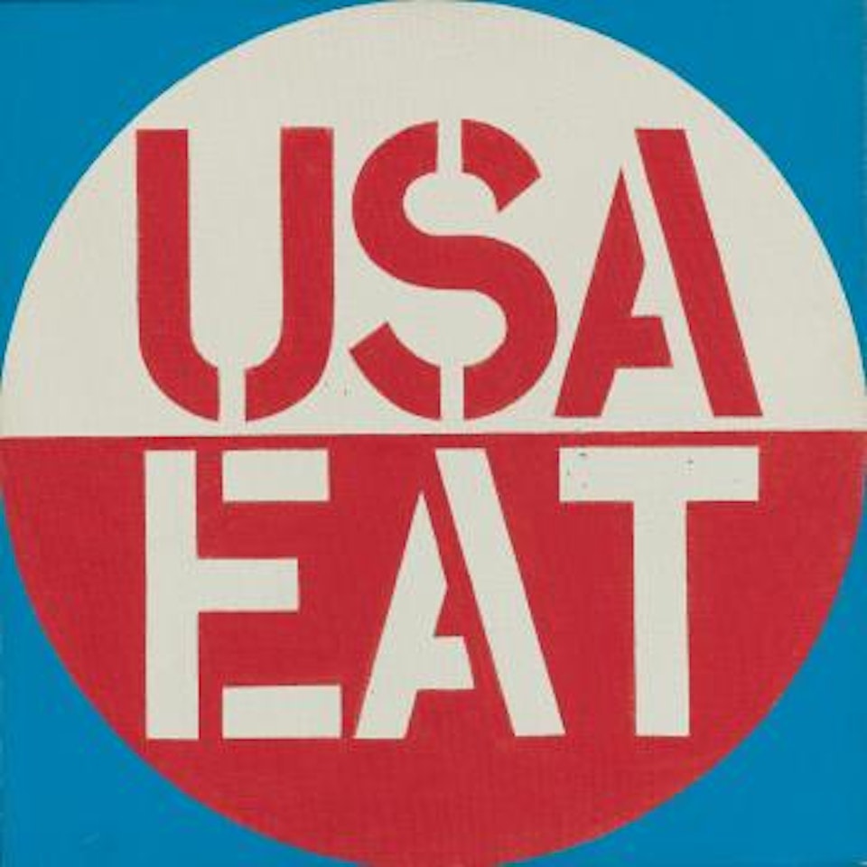 USA Eat by Robert Indiana