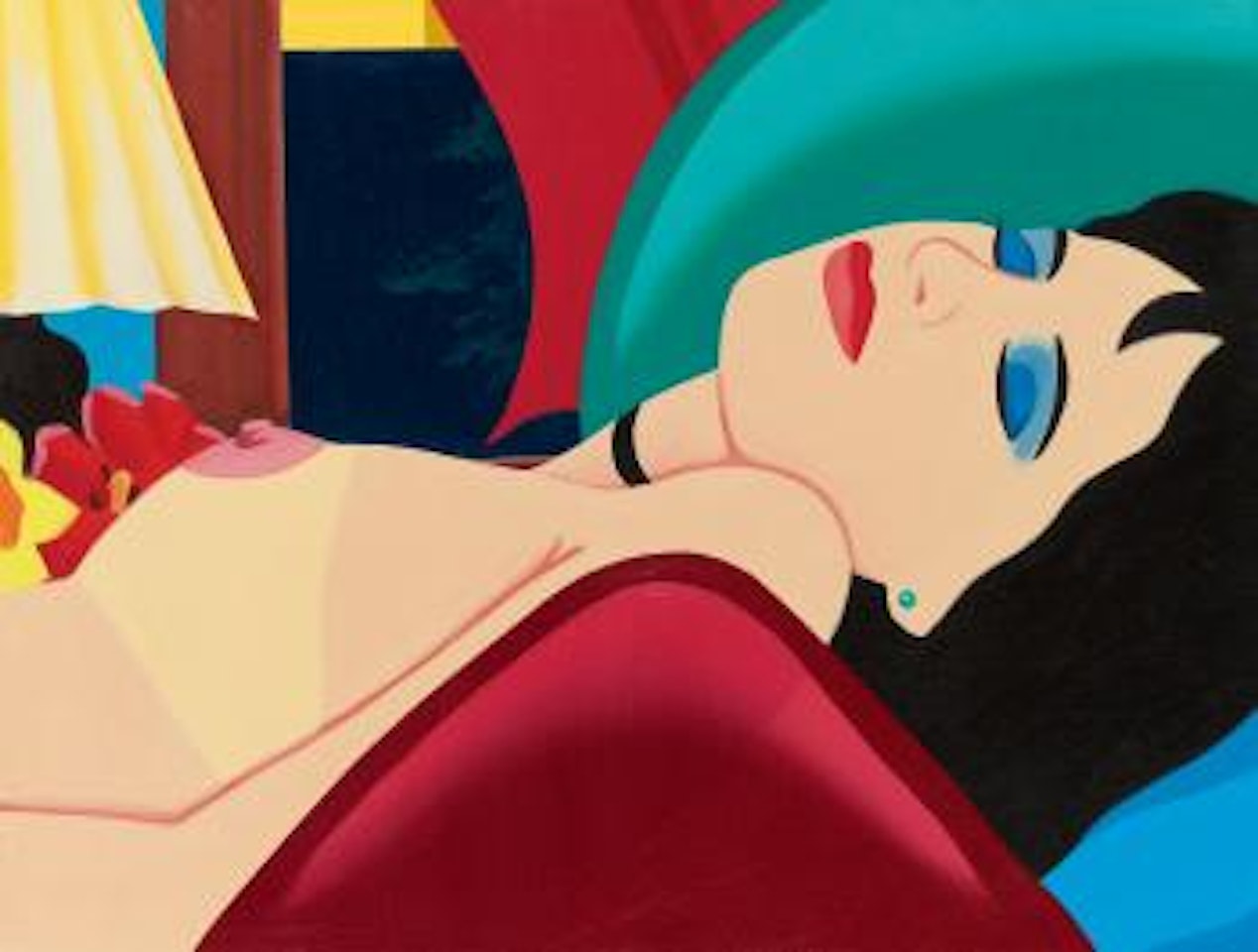 Study For Cynthia Nude by Tom Wesselmann