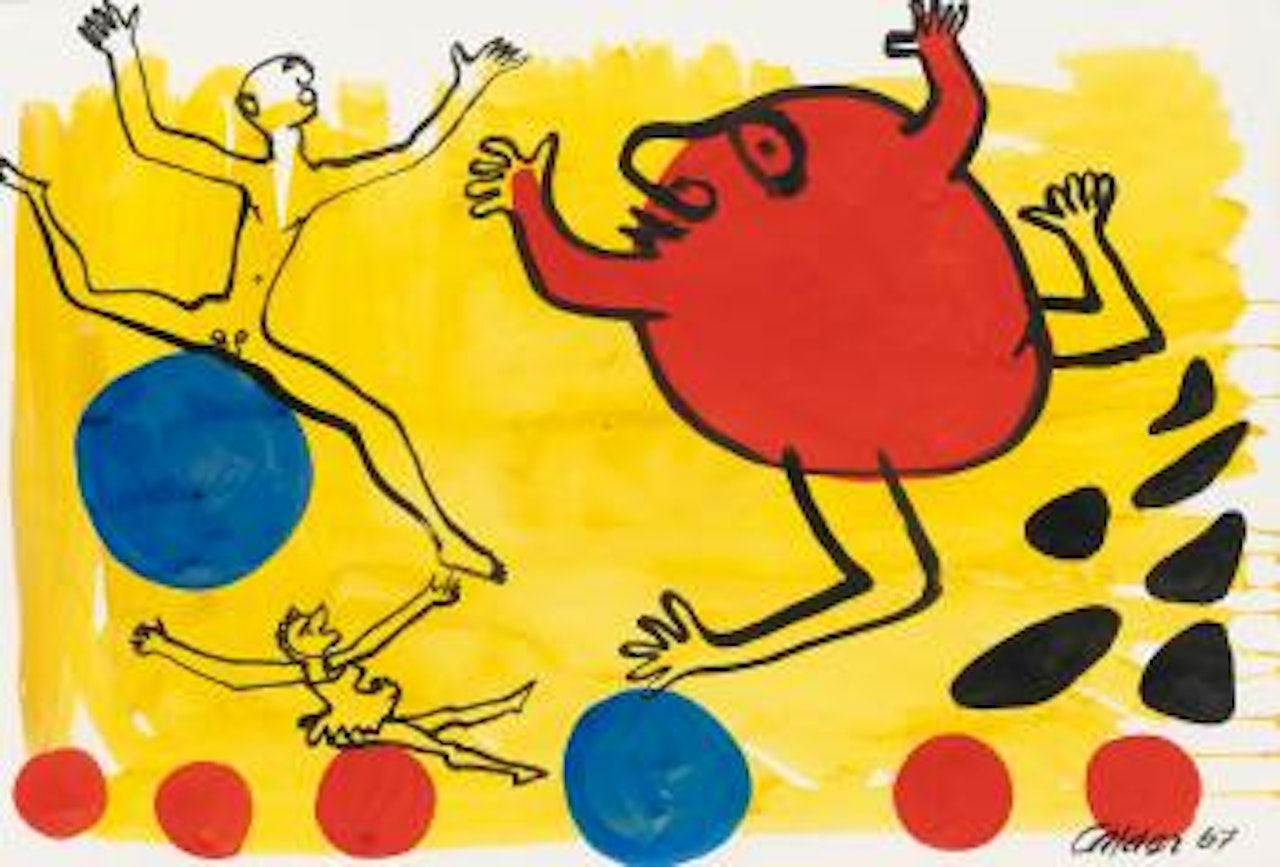 Red Humpty by Alexander Calder