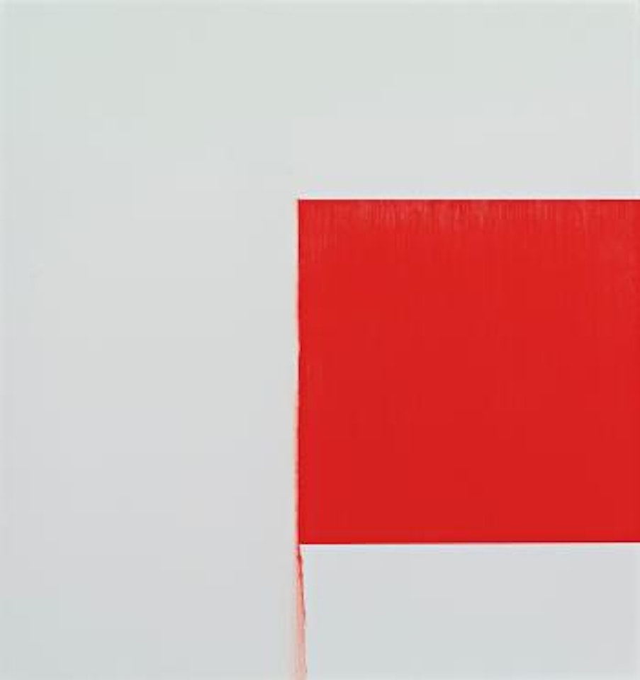 Exposed Painting: Cadmium Red Pale by Callum Innes