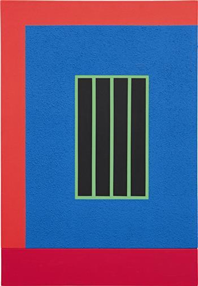 Blue Prison by Peter Halley
