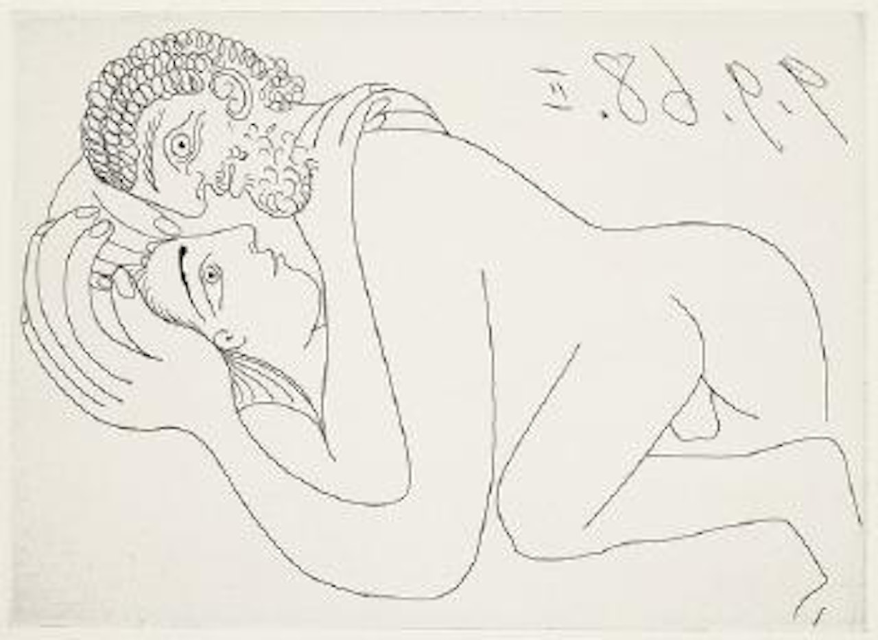 Couple d'Amourex (Raphaël et la Fornarina: Fin) by Pablo Picasso