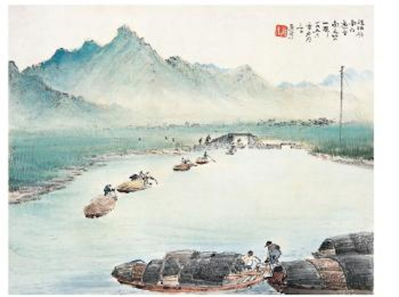 Scenery in Shaoxing by Li Xiongcai