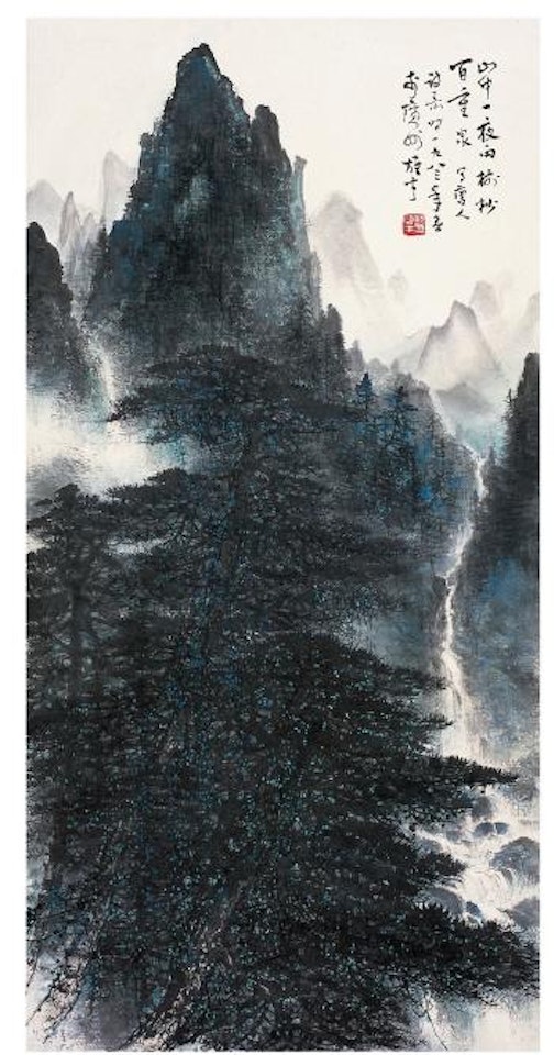 Painting according to the poem in Tang dynasty by Li Xiongcai