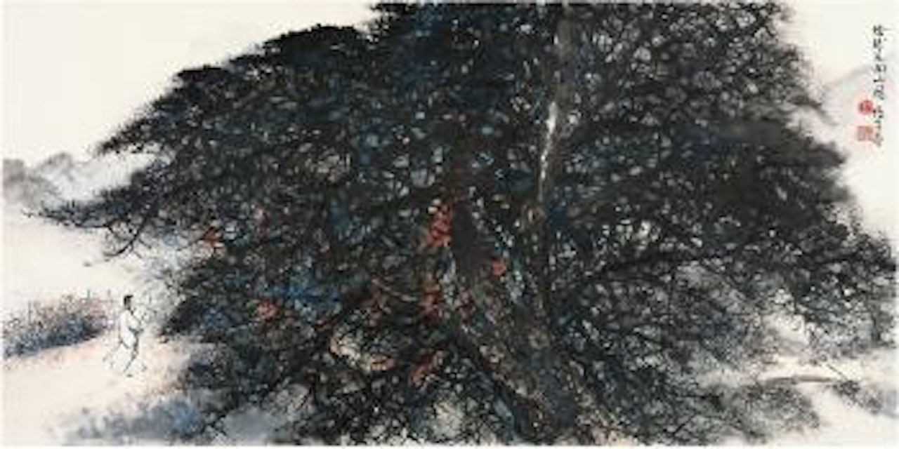 Landscape by Li Xiongcai