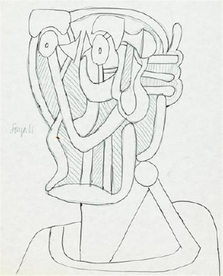 Amphitrite et chevaux marins by Raoul Dufy