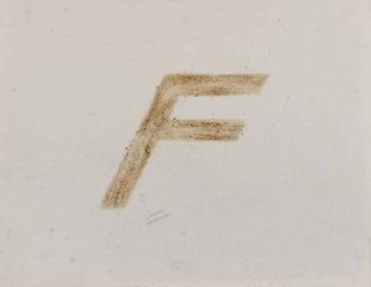 F by Ed Ruscha