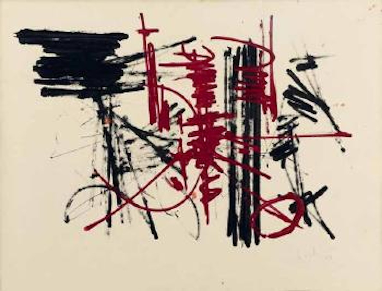 Composition by Georges Mathieu