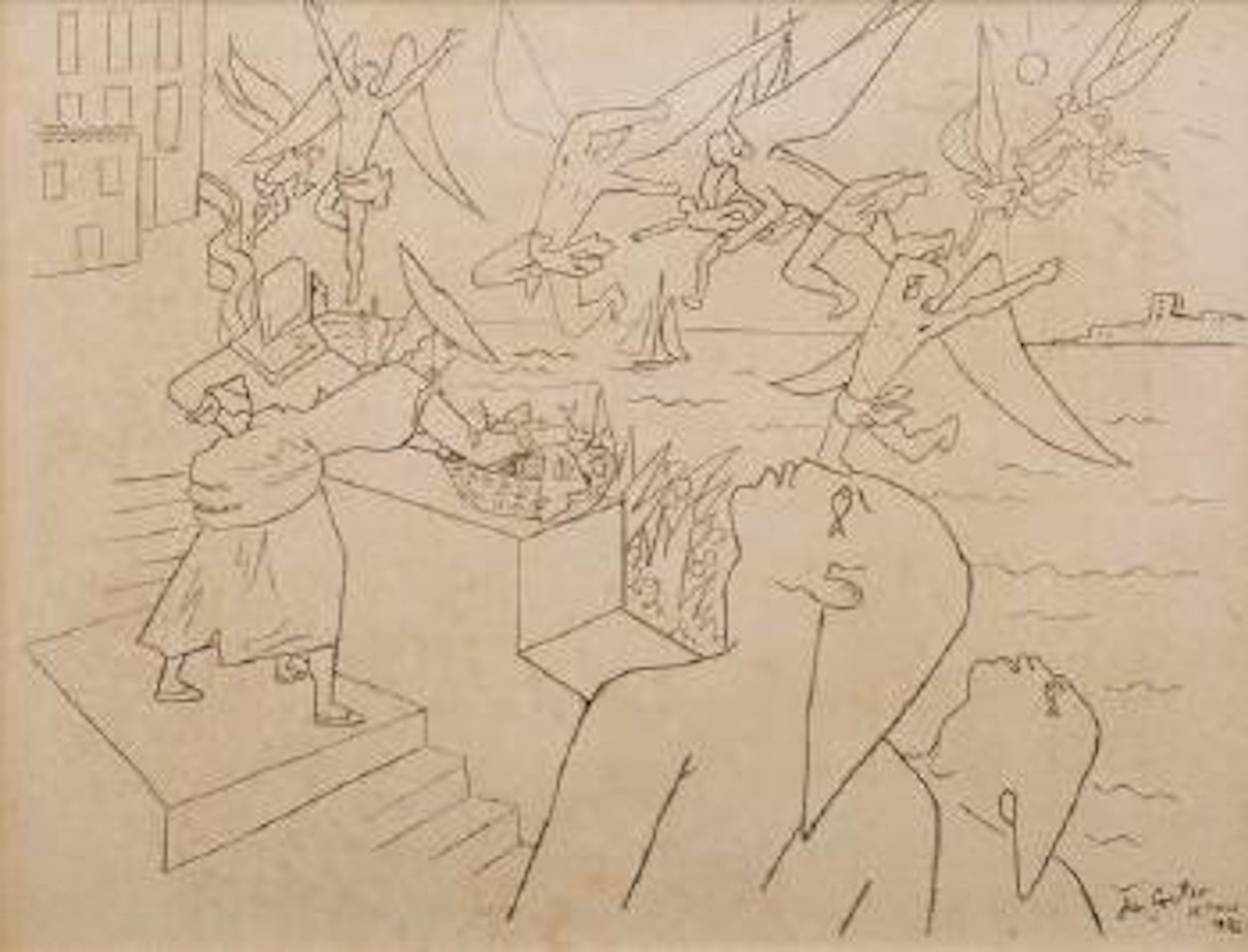 La criée by Jean Cocteau