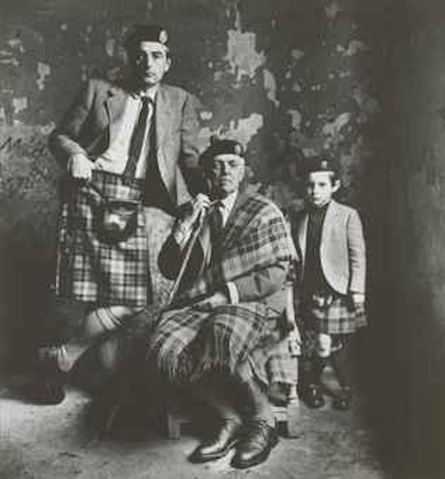 The Earl of Airlie, His Son Lord Ogilvy, and the Honorable David Ogilvy, Scotland by Irving Penn