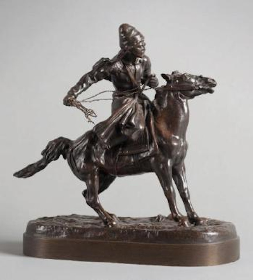 Bachir jetant un lasso by Eugene Alexandrovic Lanceray