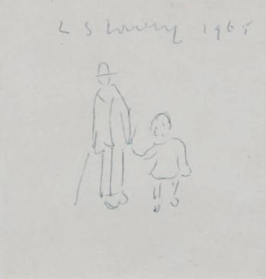 Man and boy by Laurence Stephen Lowry