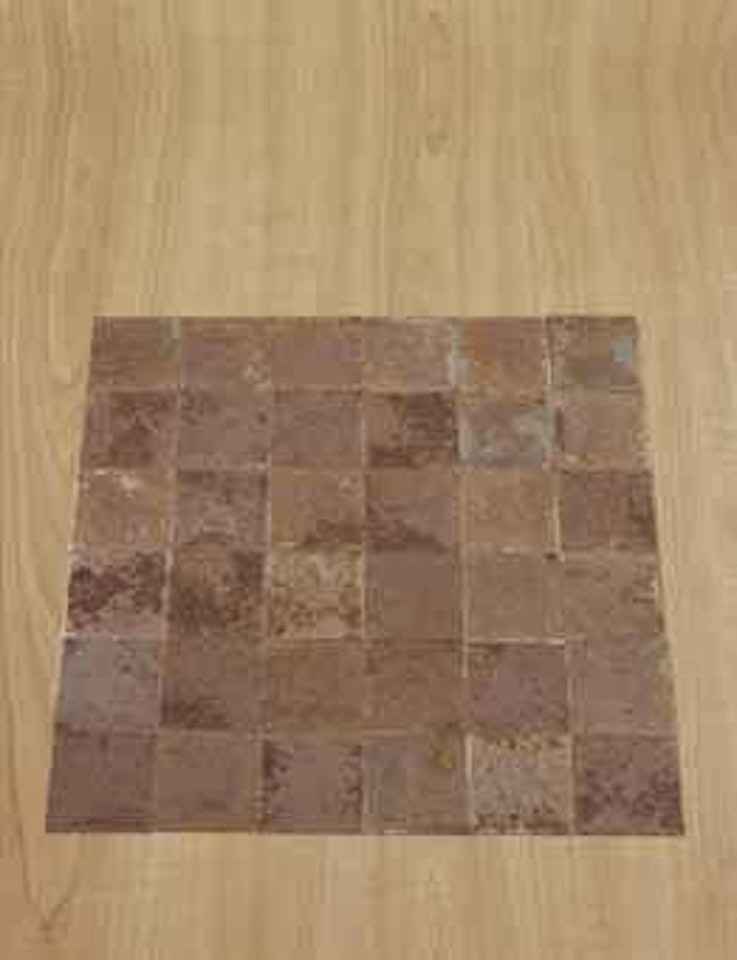 6 Fe Squared by Carl Andre
