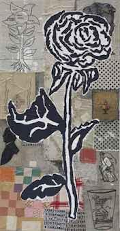 Black Flower #1 by Donald Baechler