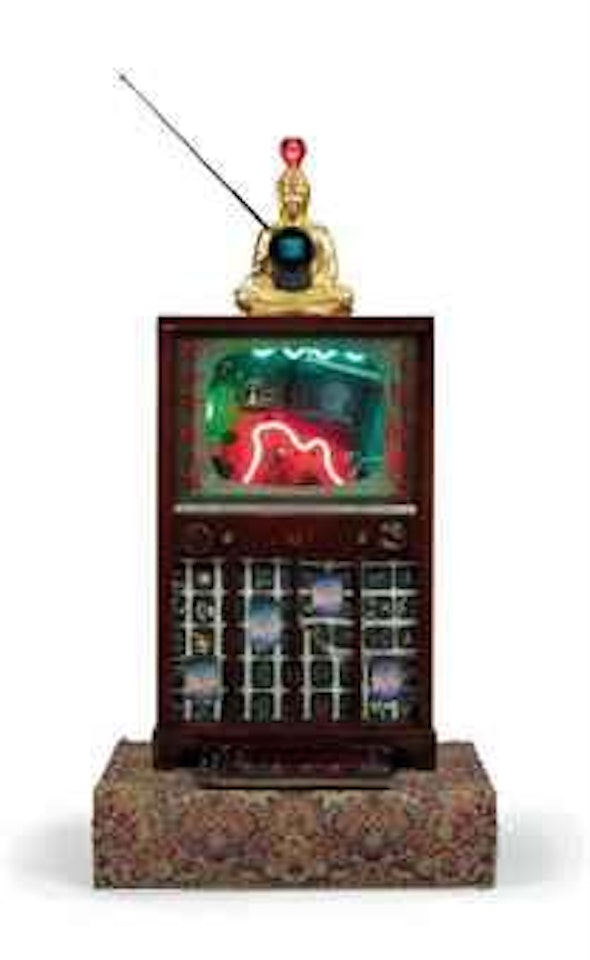 Digital Buddha by Nam June Paik