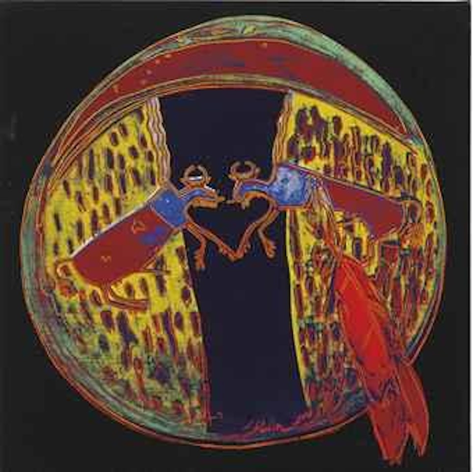 Plains Indian Buffalo Shield (from Cowboys and Indians series) by Andy Warhol