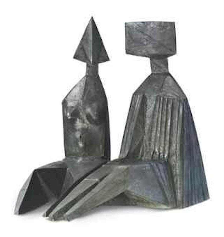 Two Seated Figures I by Lynn Chadwick