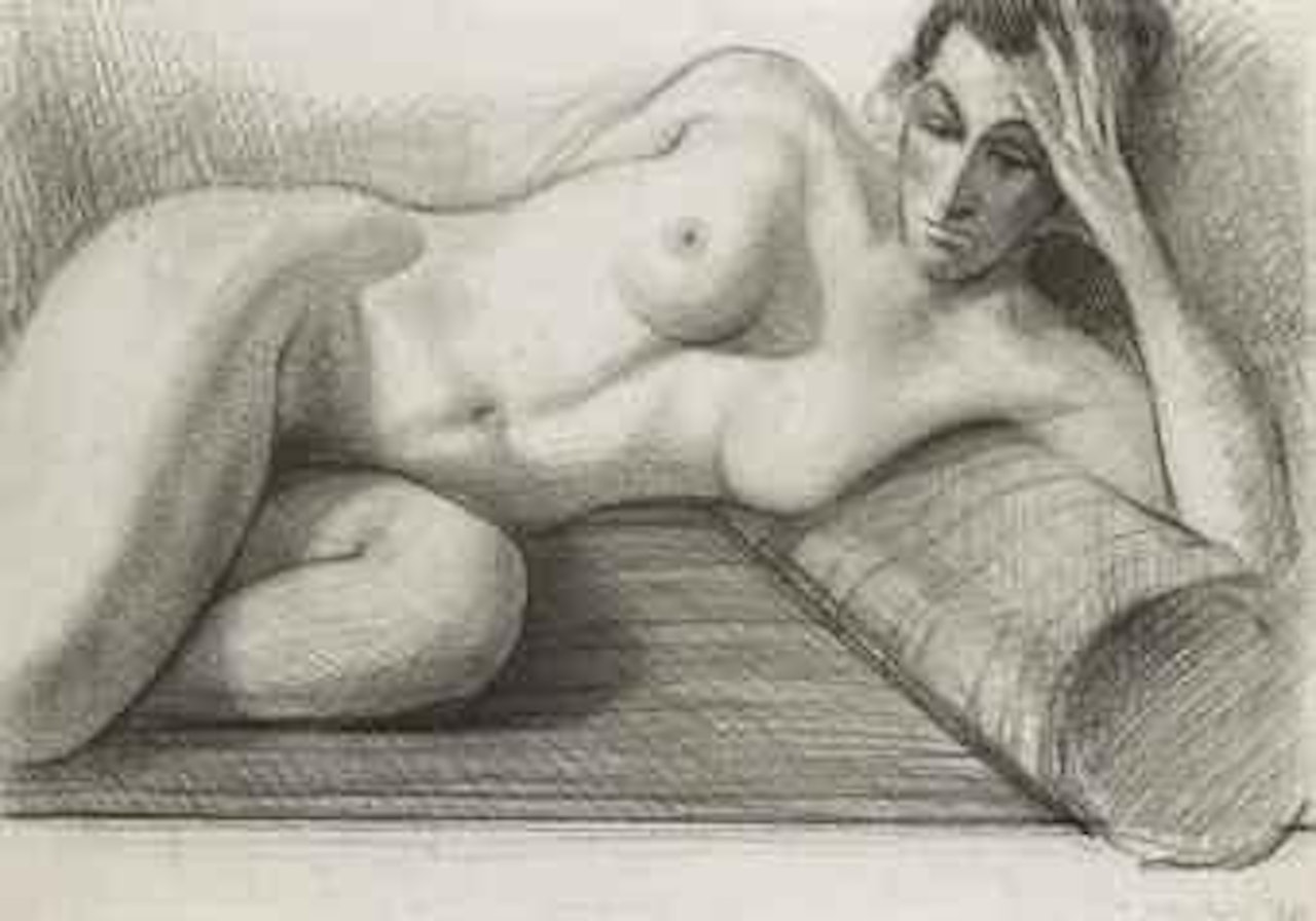 Woman in Repose by Wayne Thiebaud