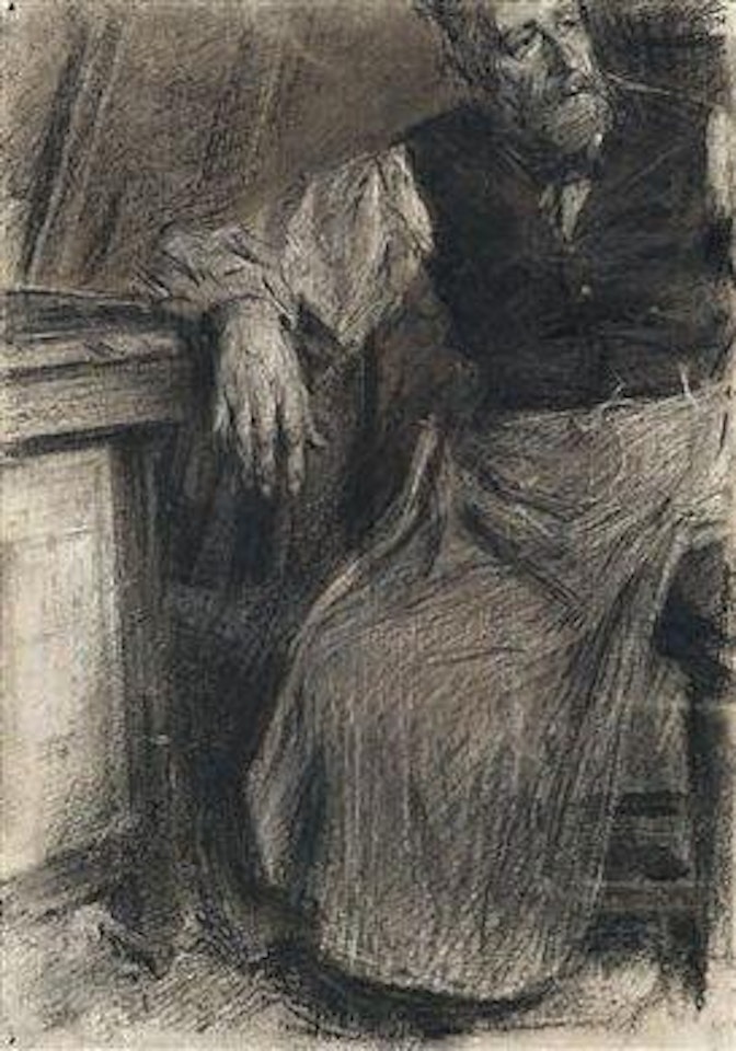 Il falegname Mariano by Giacomo Balla