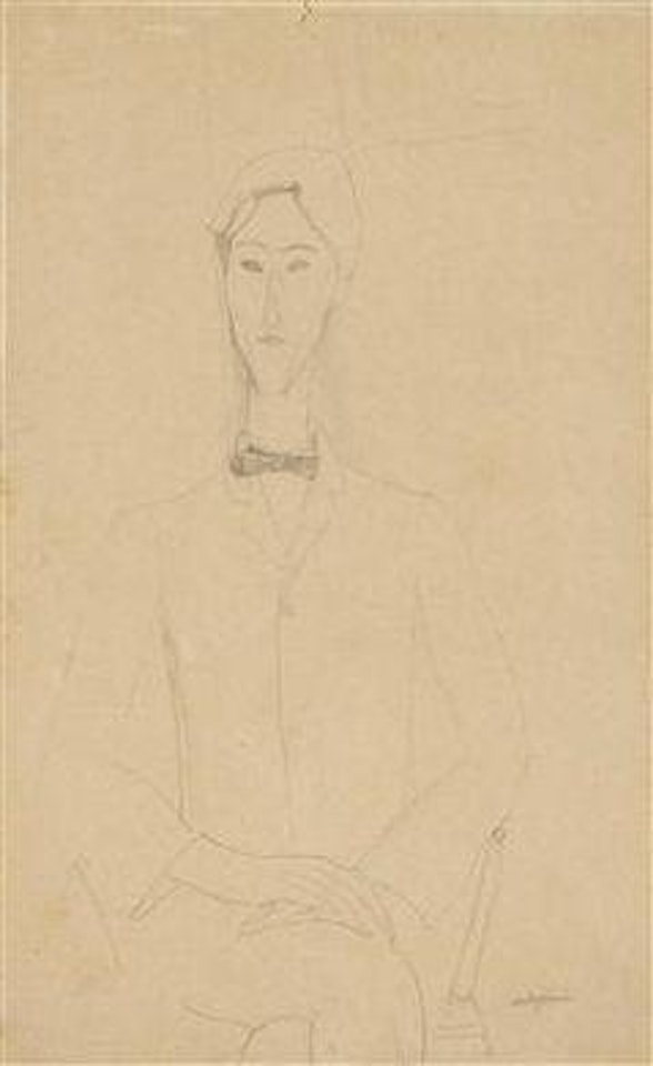 Portrait of Jean Cocteau by Amedeo Modigliani