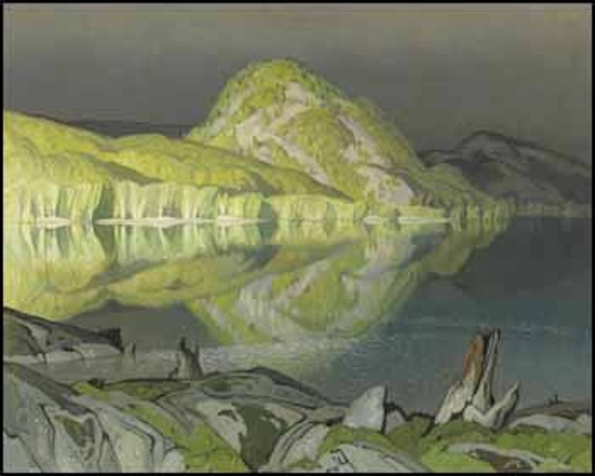 Evening sun after rain by Alfred Joseph Casson