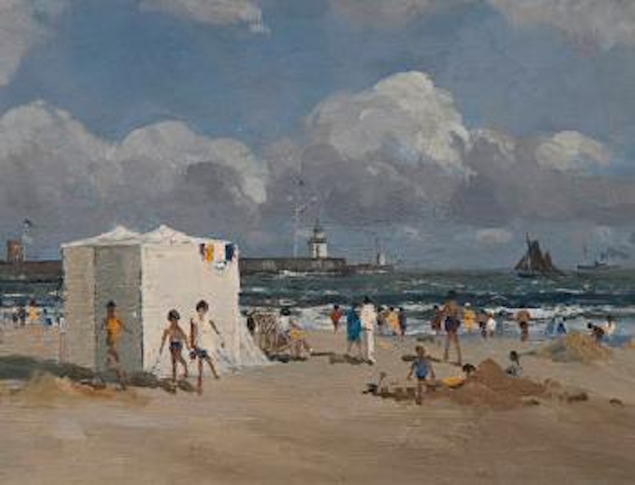 The beach tent by Campbell Mellon