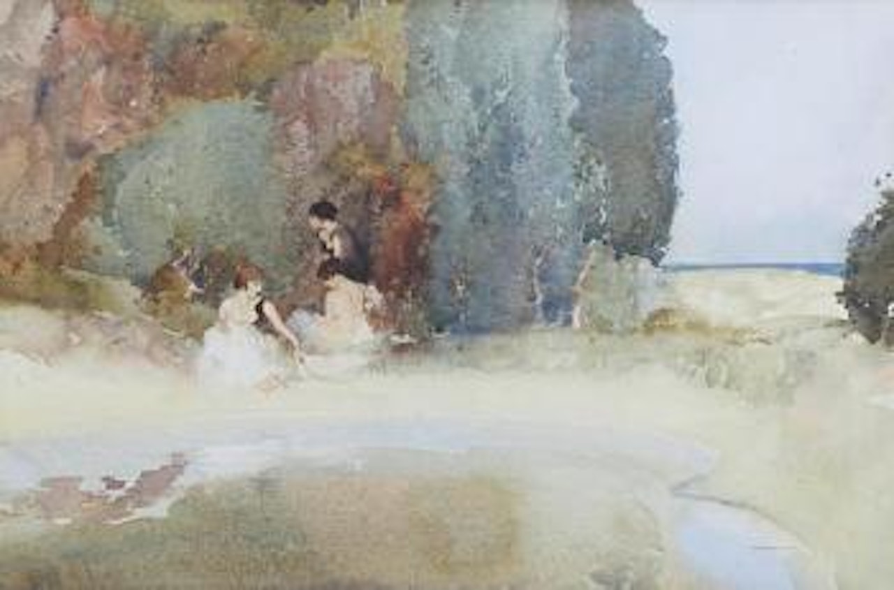 Pool Amid The Dunes by William Russell Flint