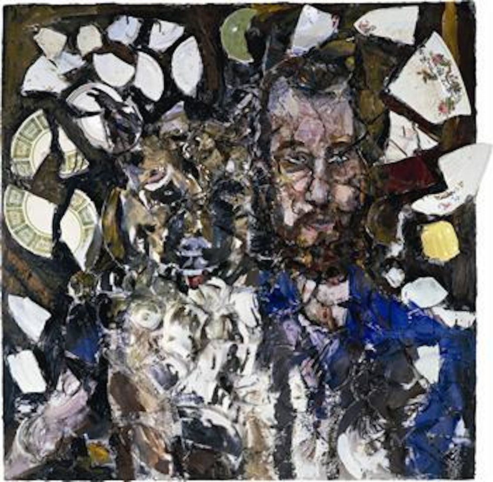 Portrait of Alan Moss by Julian Schnabel