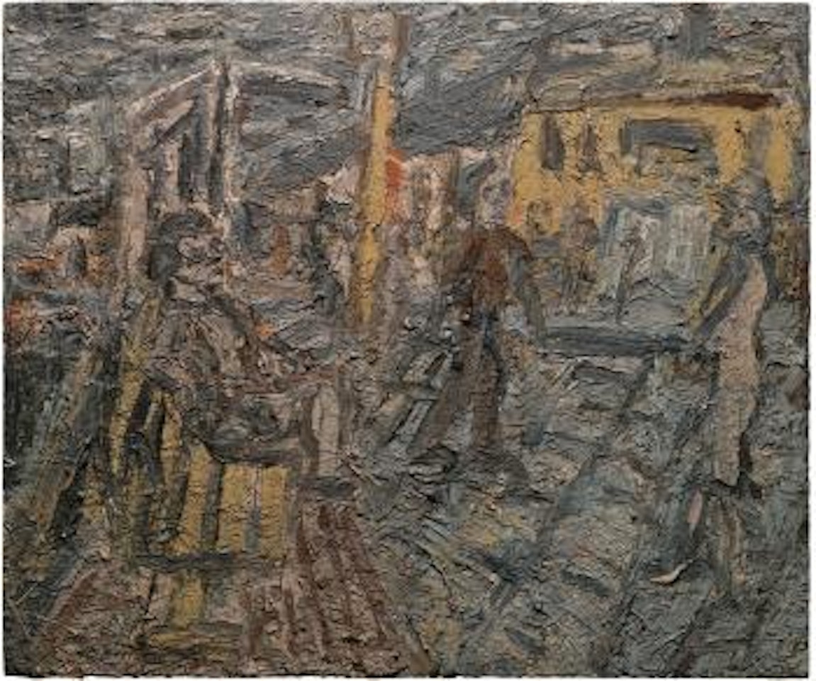 Bus Stop, Willesden by Leon Kossoff