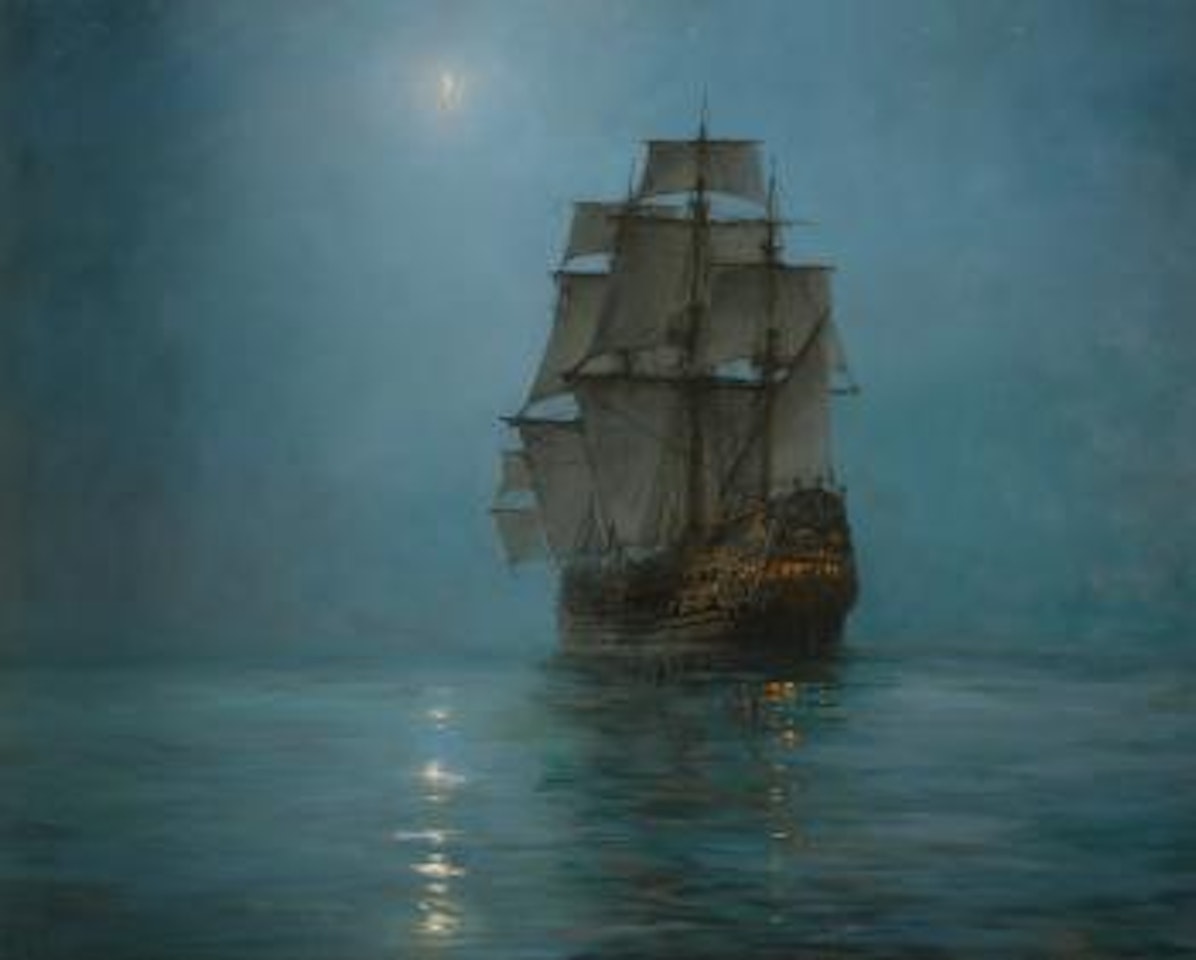 The Crescent Moon by Montague Dawson