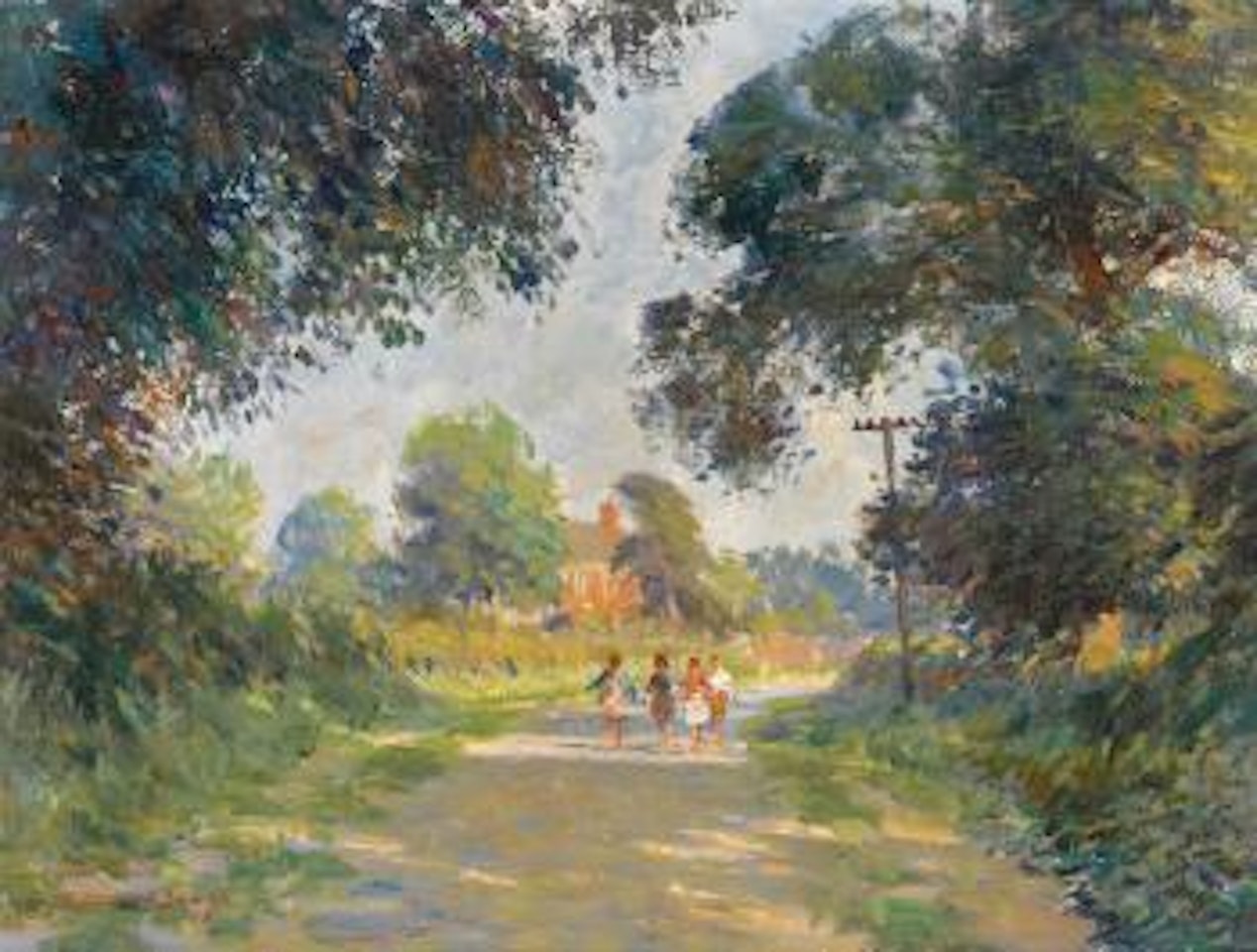 Ludham Lane, Norfolk by Edward Seago