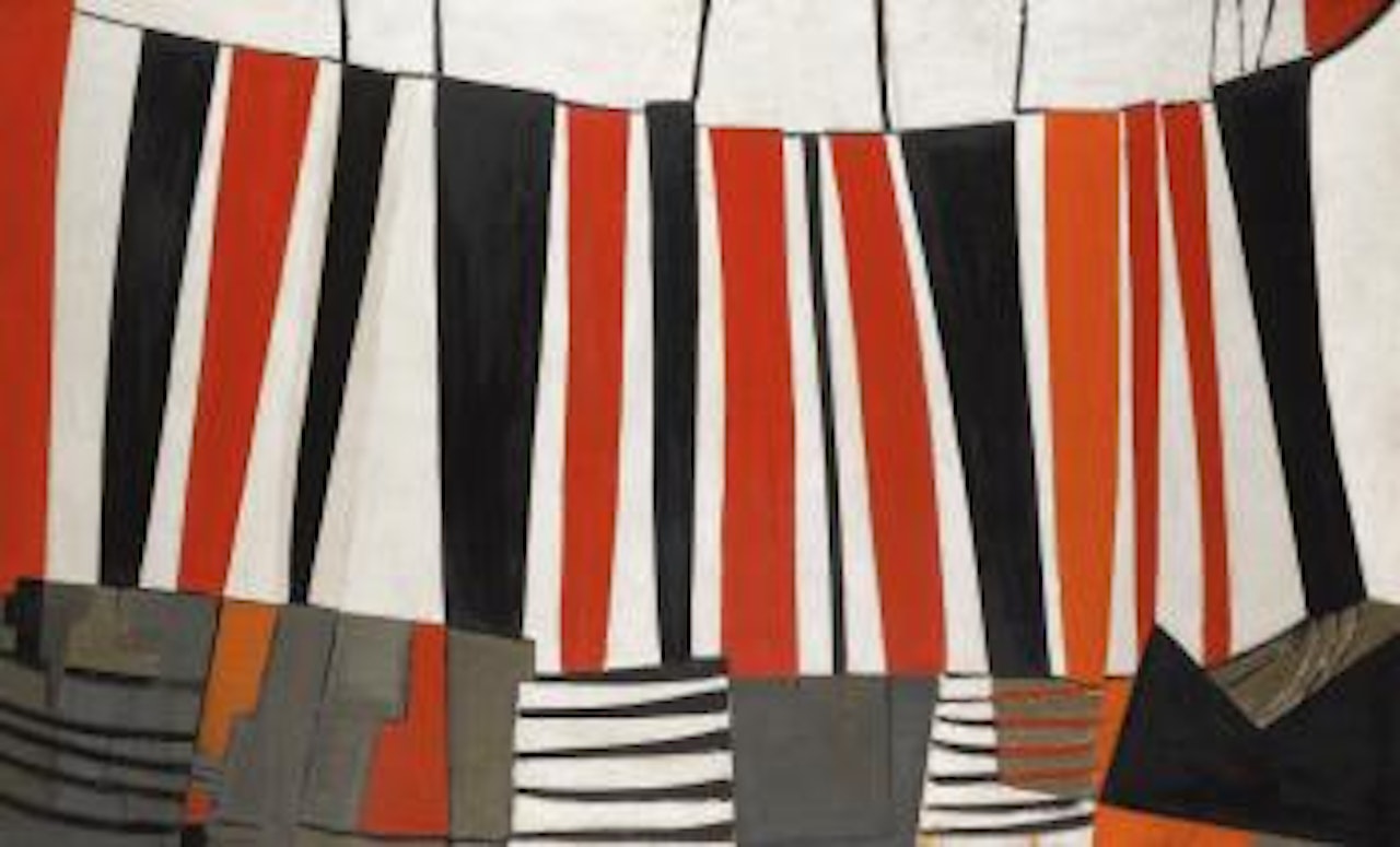 Red, Black And White, Leeds, 1955 by Terry Frost