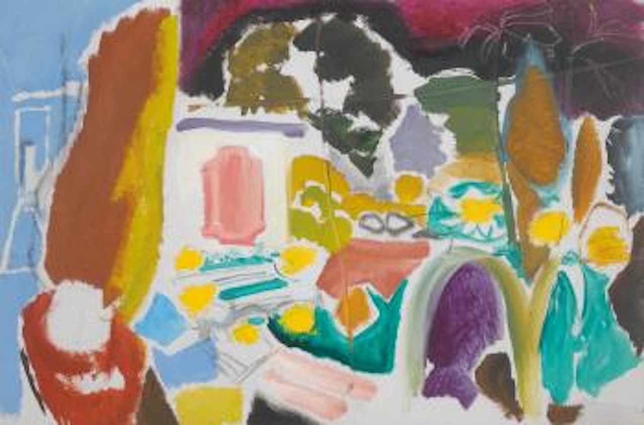 Bright Courtyard by Ivon Hitchens