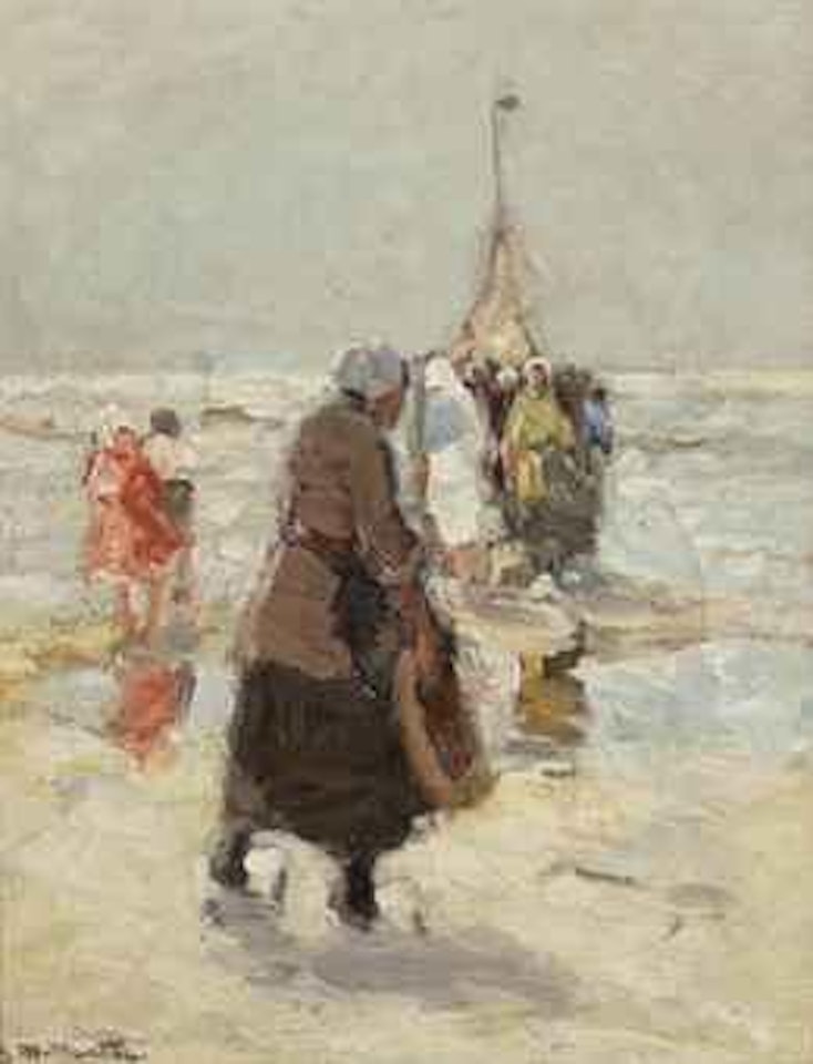 Collecting the day's catch by Gerhard Arij Ludwig Morgenstjerne Munthe