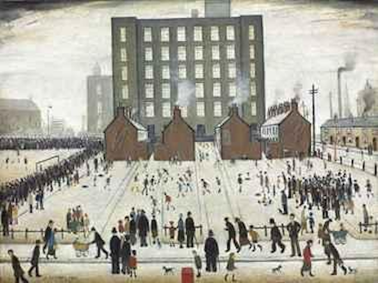 Saturday Afternoon by Laurence Stephen Lowry