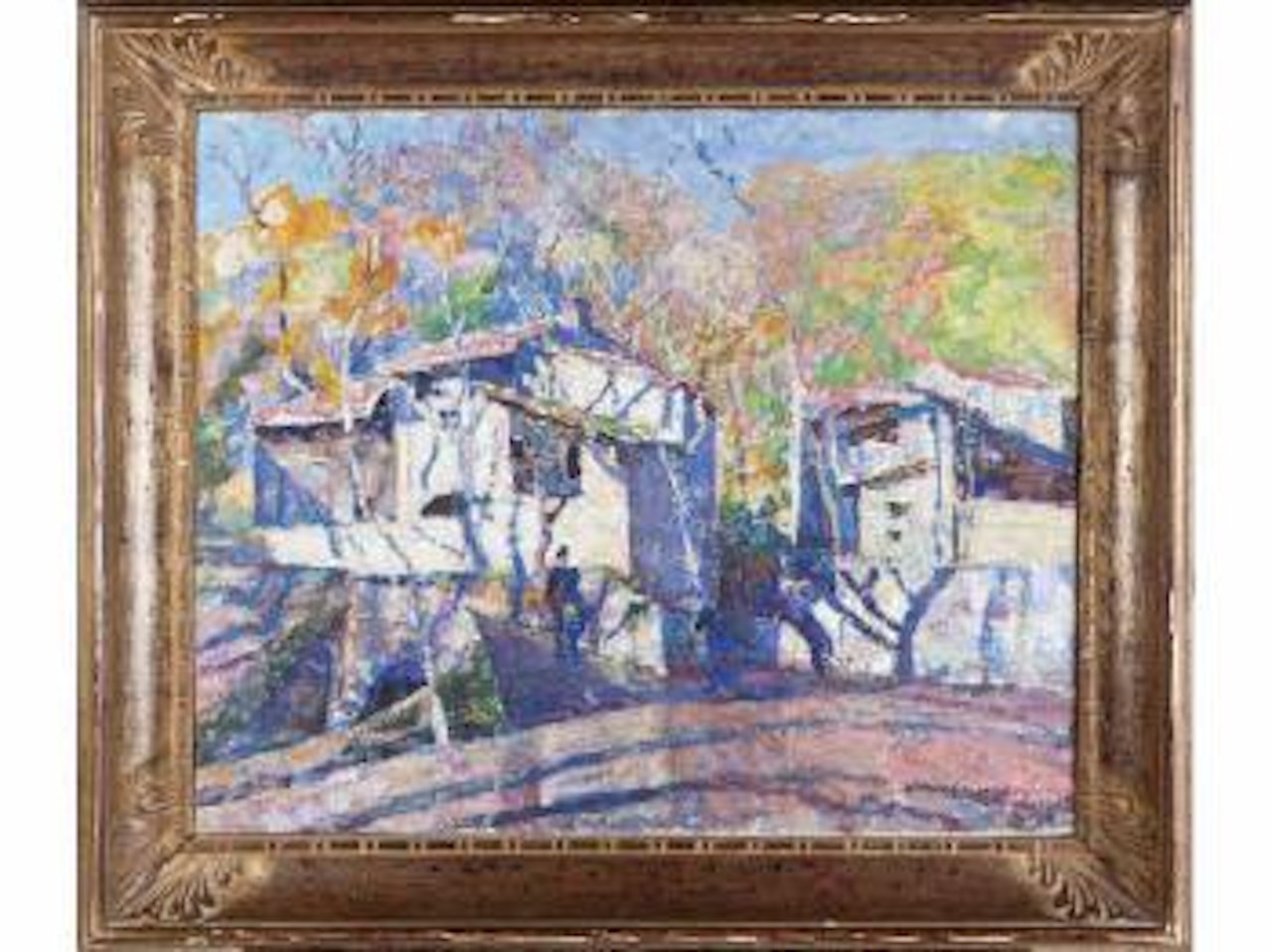 Fin d'automne au village by Victor Charreton