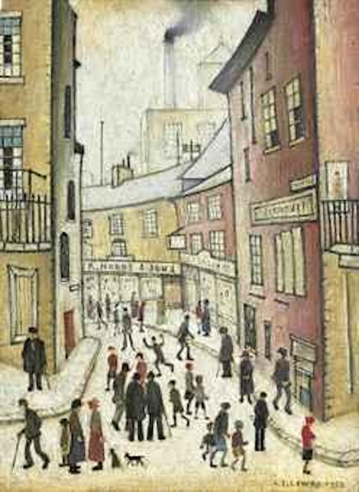 An Old Street by Laurence Stephen Lowry