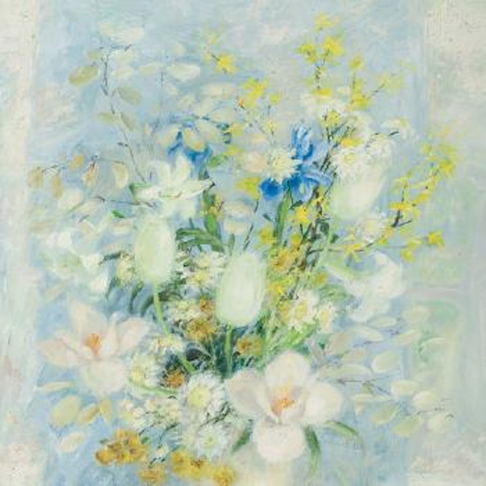 Bouquet de tulipes et iris by Le Pho