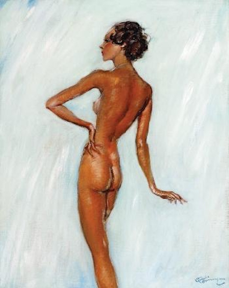 Nu de dos by Jean Gabriel Domergue