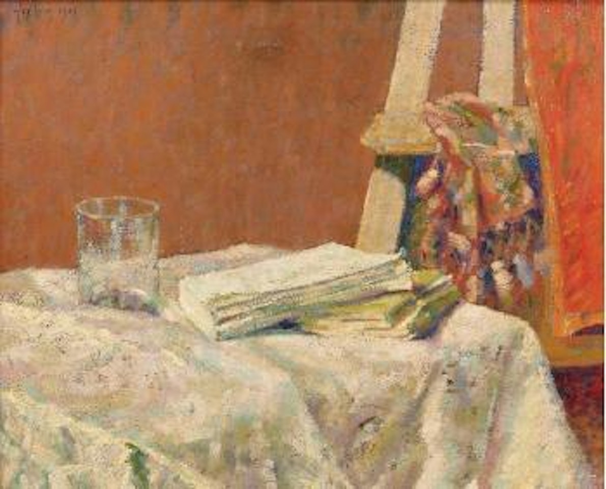 Nature morte au chevalet by Auguste Herbin