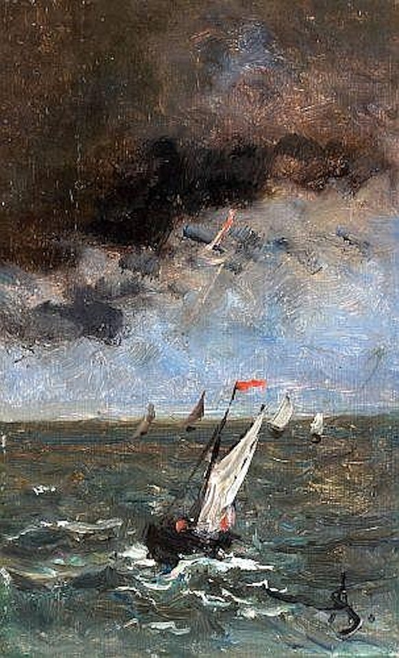 Marine par temps d'orage by Alfred Stevens