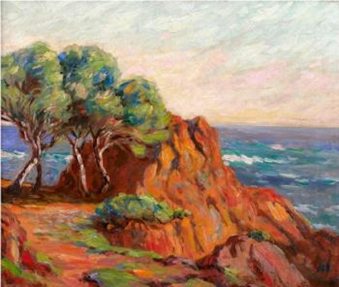 Les roches rouges by Armand Guillaumin