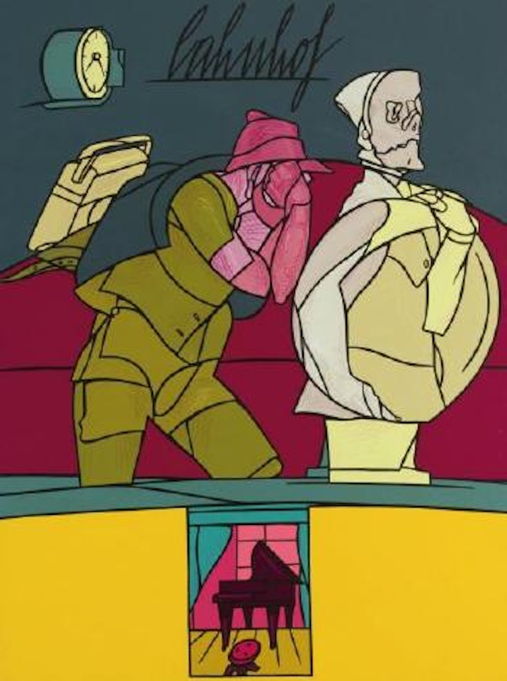Bahnof by Valerio Adami