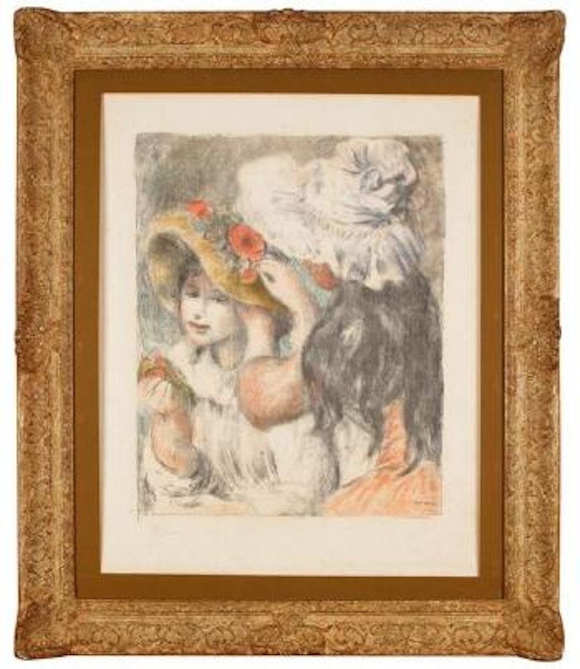 Le chapeau épinglé by Pierre-Auguste Renoir