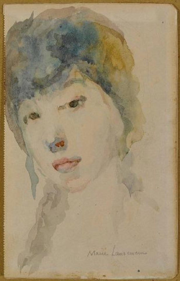 Portrait d'une jeune fille by Marie Laurencin