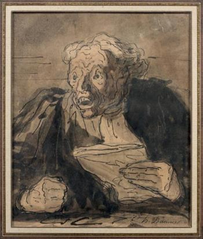 Le Plaidoyer by Honoré Daumier