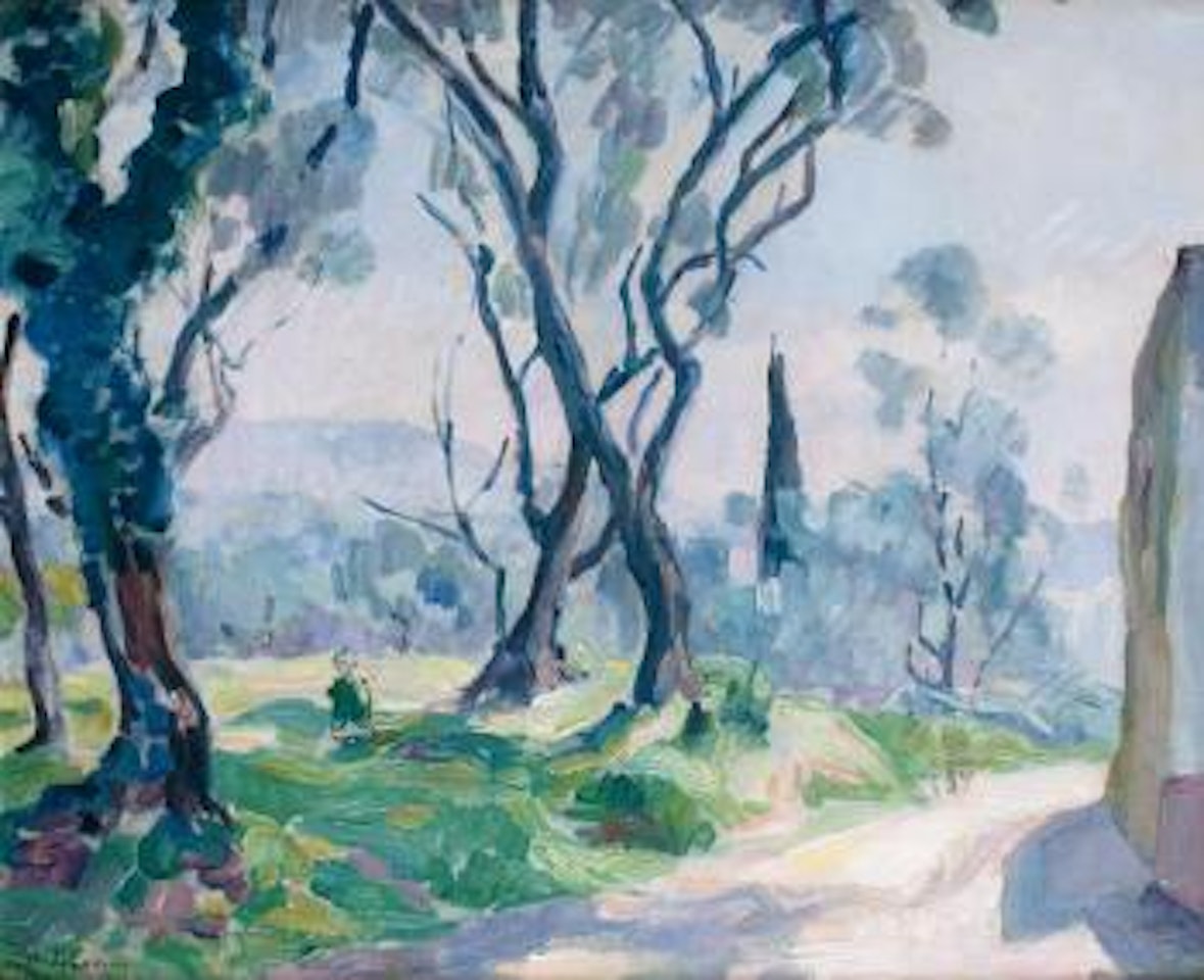 Chemin à l'entrée du village by Henri Lebasque