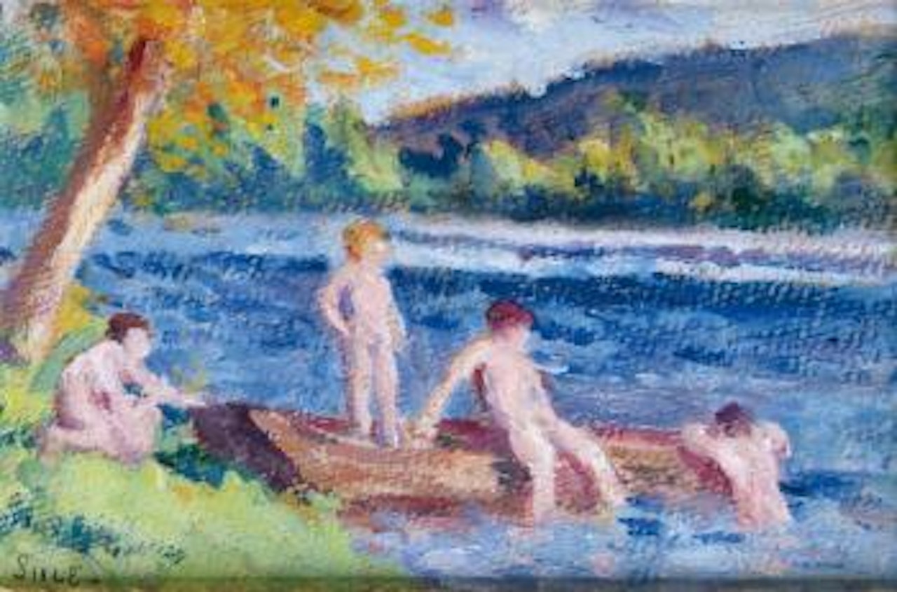 Baignade d'enfants by Maximilien Luce